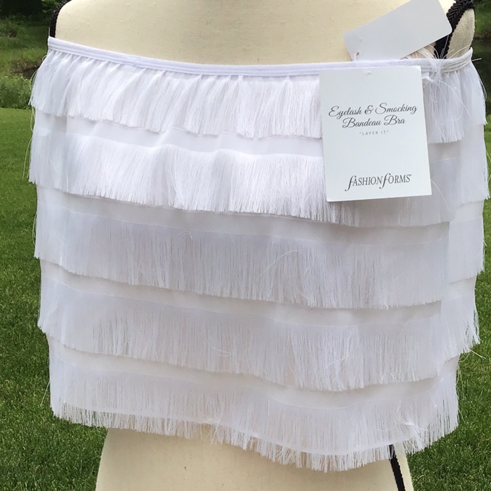 NWT Fashion Forms White Bandeau Bra